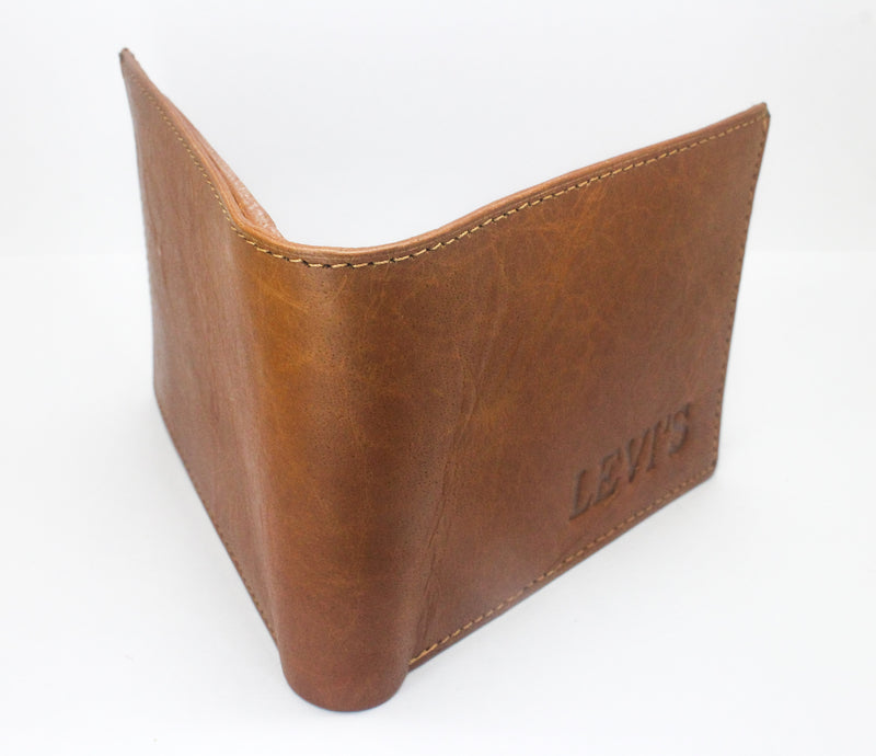 Blue Genuine Leather Wallet