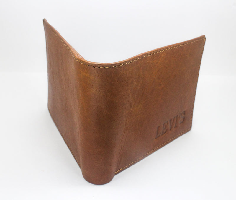 Blue Genuine Leather Wallet