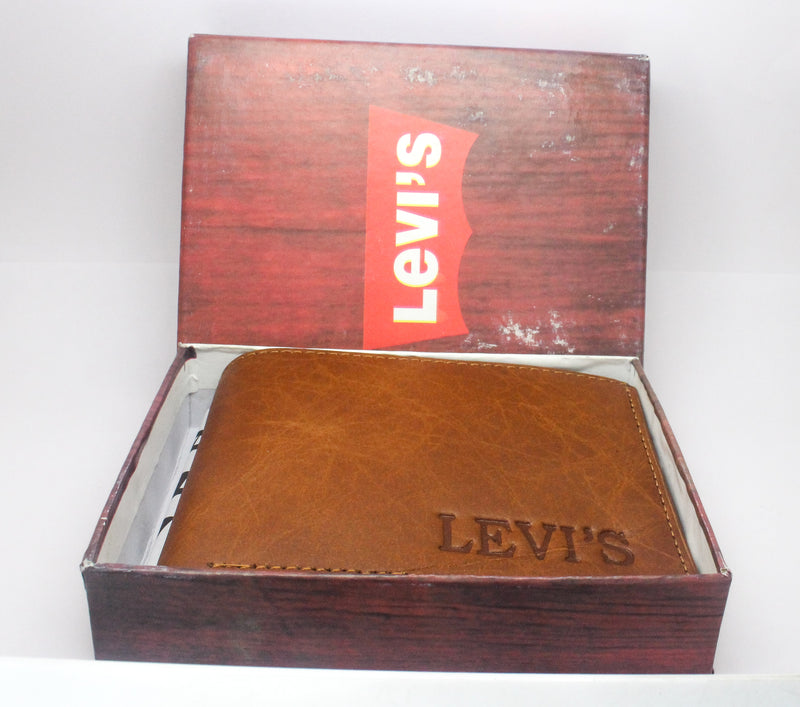Blue Genuine Leather Wallet