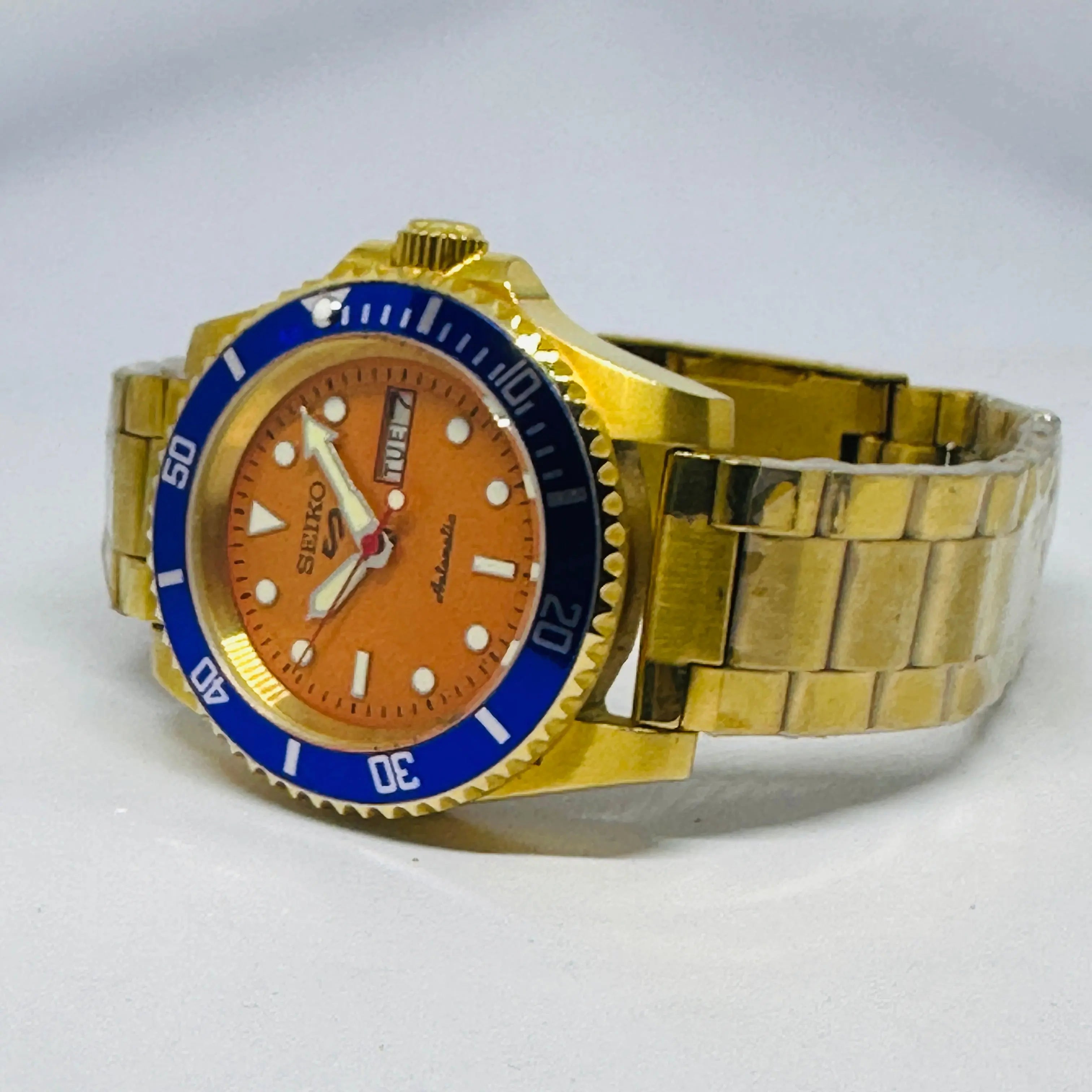 Seiko 5 Sports Automatic Watch – Refurbished Vintage | Japan-Made Men’s Timepiece National Watches
