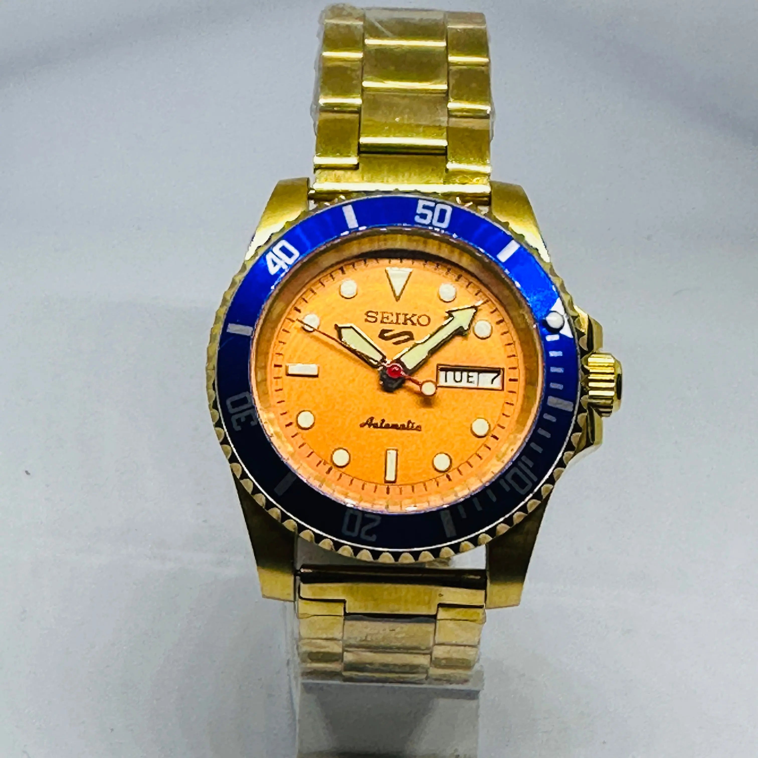 Seiko 5 Sports Automatic Watch – Refurbished Vintage | Japan-Made Men’s Timepiece National Watches