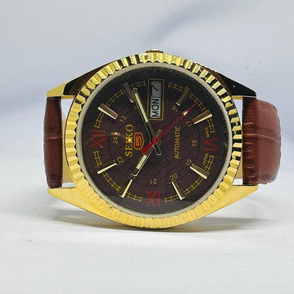 Seiko 5 Automatic Men’s Watch – Vintage Japan Model | Restored & Ready to Wear