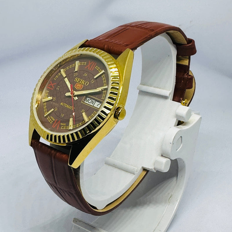 Seiko 5 Automatic Men’s Watch – Vintage Japan Model | Restored & Ready to Wear