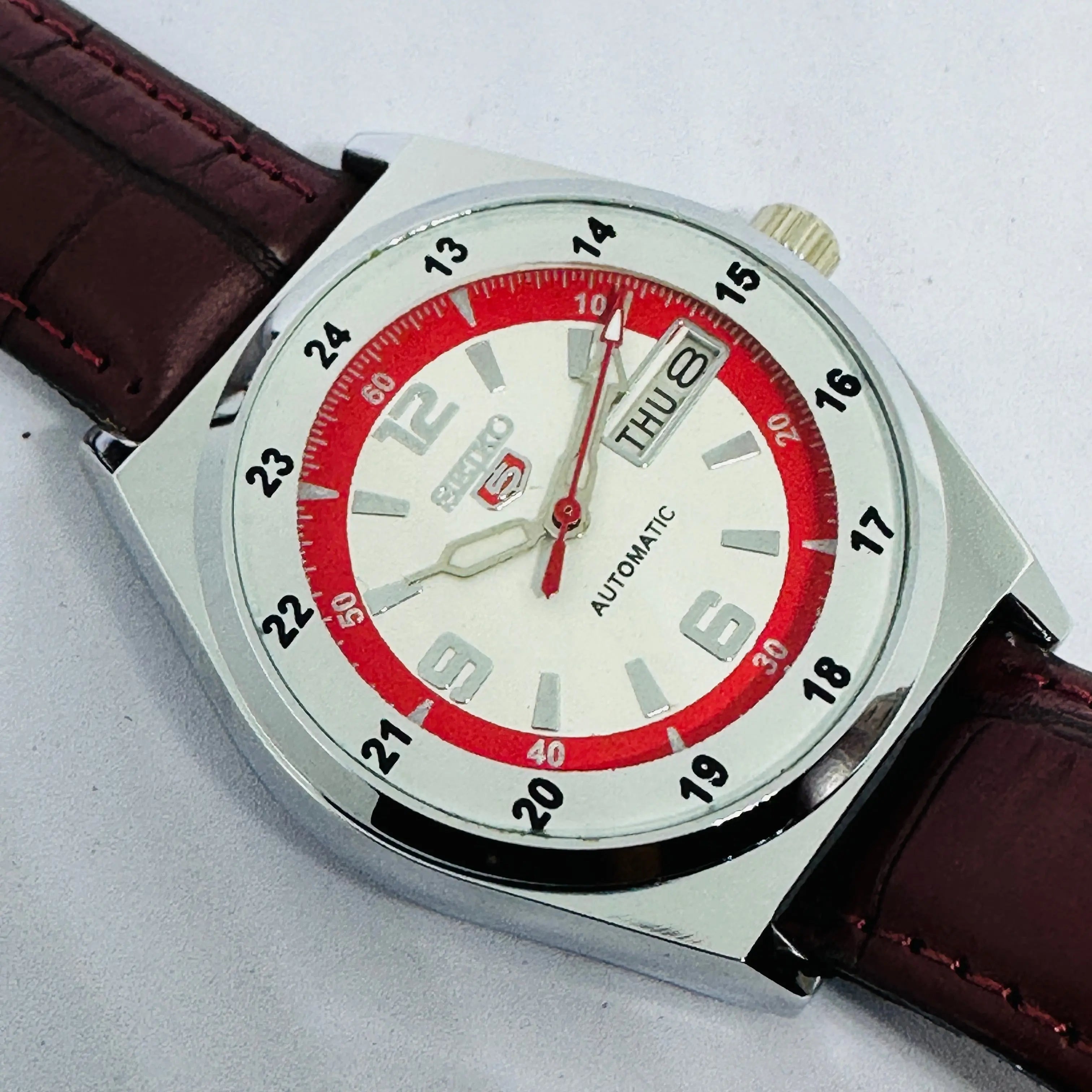 Seiko 5 Automatic Men’s Watch – Vintage Japan Model | Restored & Ready to Wear National Watches
