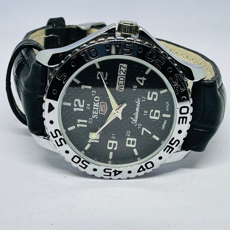 Seiko 5 Sports Automatic Watch – Refurbished Vintage | Japan-Made Men’s Timepiece
