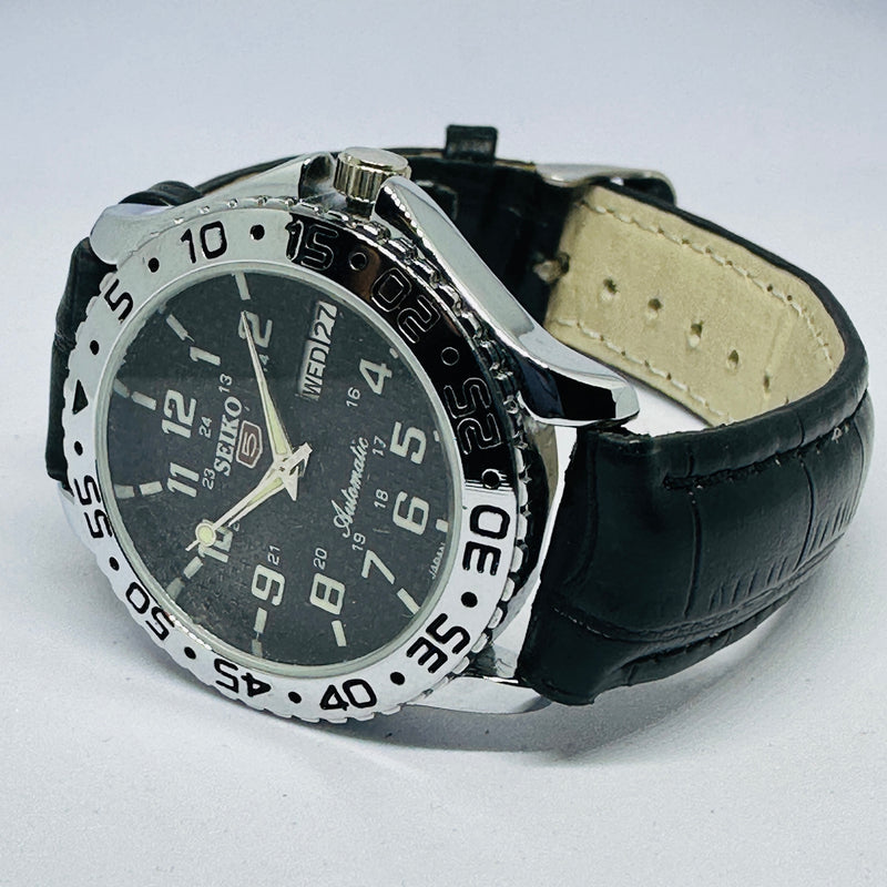 Seiko 5 Sports Automatic Watch – Refurbished Vintage | Japan-Made Men’s Timepiece