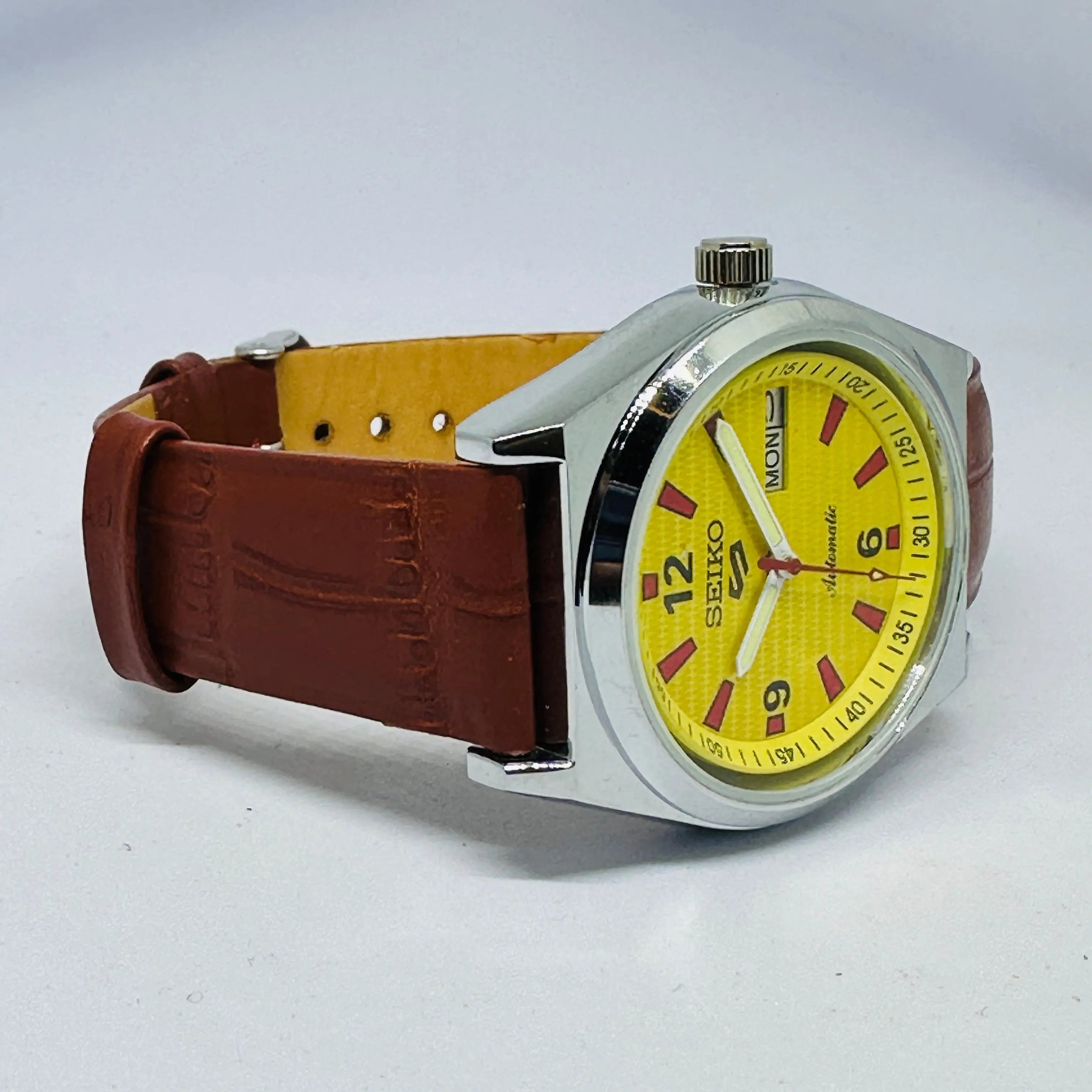 Seiko 5 Automatic Men’s Watch – Vintage Japan Model | Restored & Ready to Wear National Watches