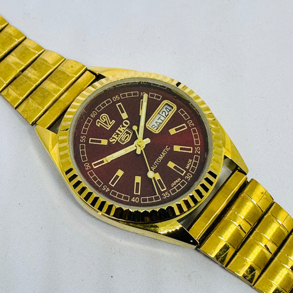 Seiko 5 Automatic Men’s Watch – Vintage Japan Model | Restored & Ready to Wear