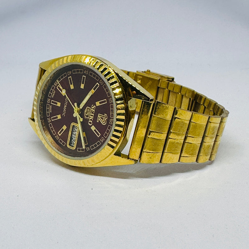 Seiko 5 Automatic Men’s Watch – Vintage Japan Model | Restored & Ready to Wear