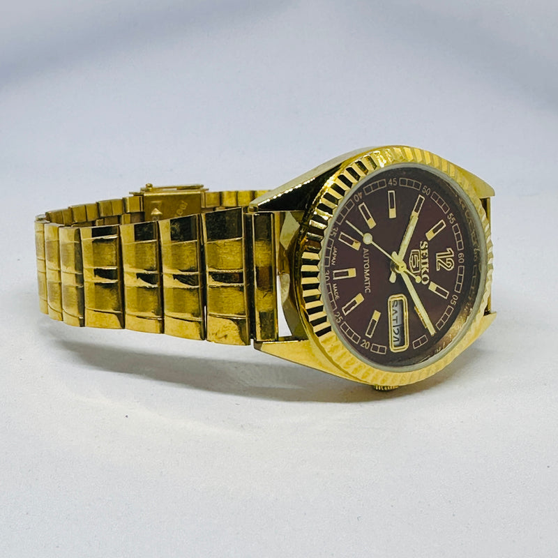 Seiko 5 Automatic Men’s Watch – Vintage Japan Model | Restored & Ready to Wear