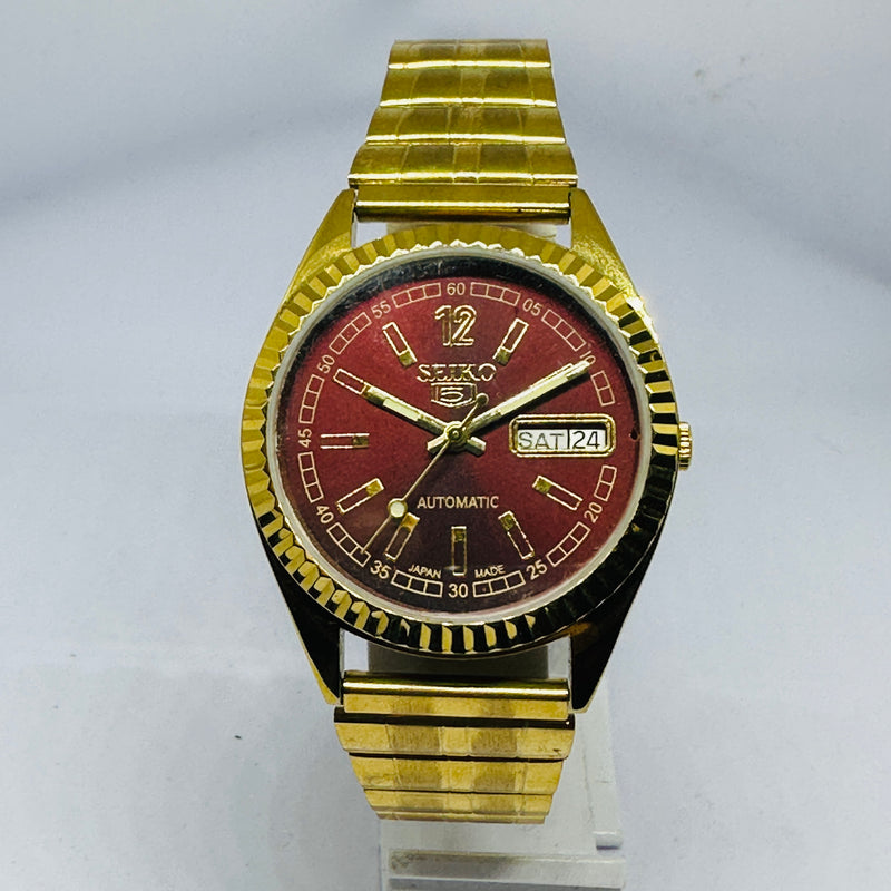 Seiko 5 Automatic Men’s Watch – Vintage Japan Model | Restored & Ready to Wear