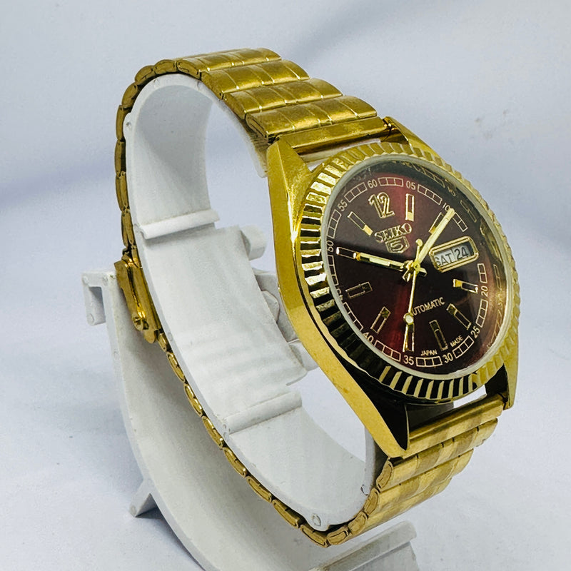 Seiko 5 Automatic Men’s Watch – Vintage Japan Model | Restored & Ready to Wear