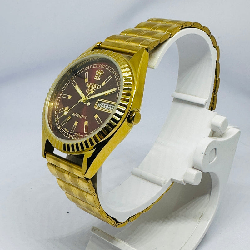 Seiko 5 Automatic Men’s Watch – Vintage Japan Model | Restored & Ready to Wear