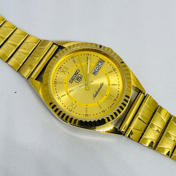 Seiko 5 Automatic Men’s Watch – Vintage Japan Model | Restored & Ready to Wear