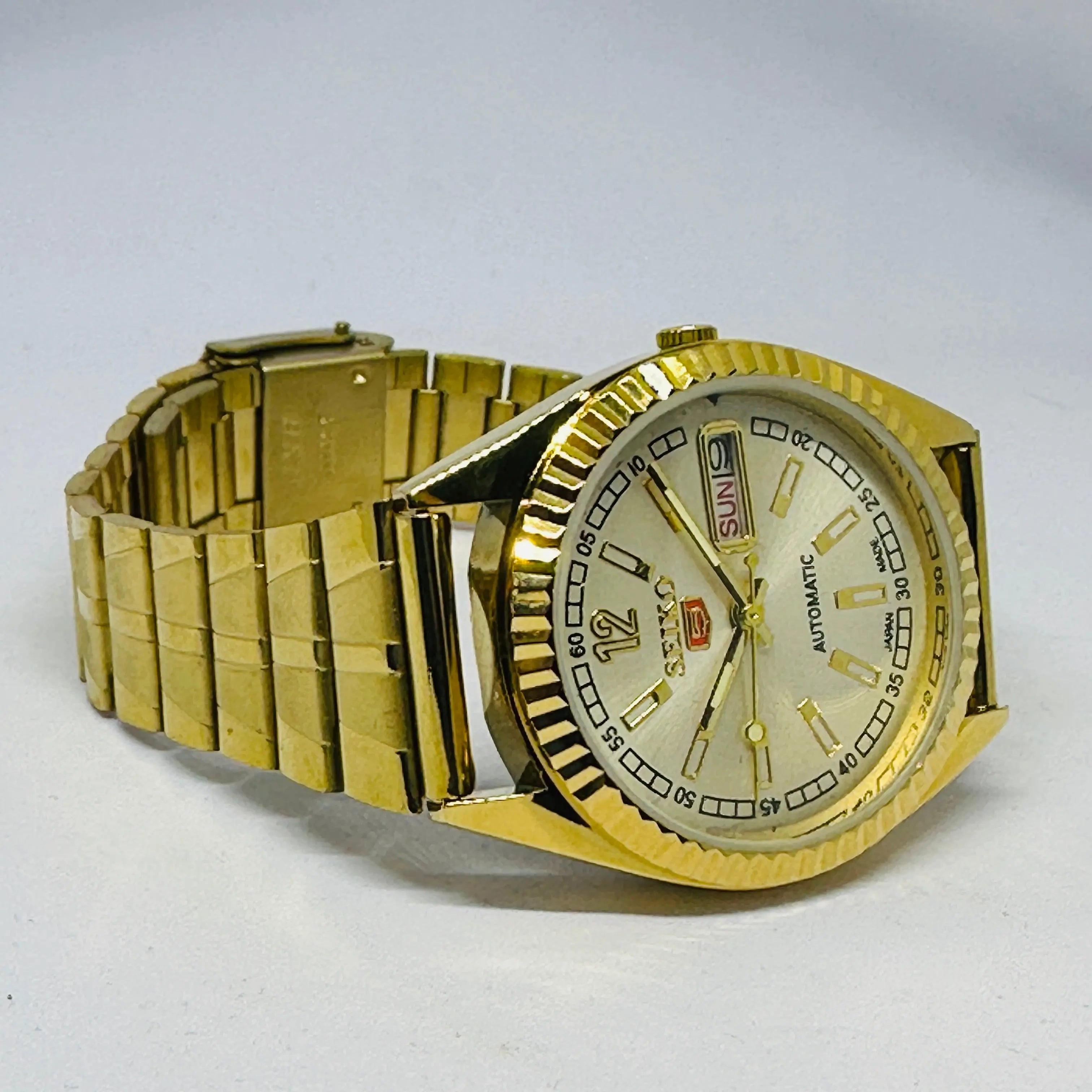 Seiko 5 Automatic Men’s Watch – Vintage Japan Model | Restored & Ready to Wear National Watches