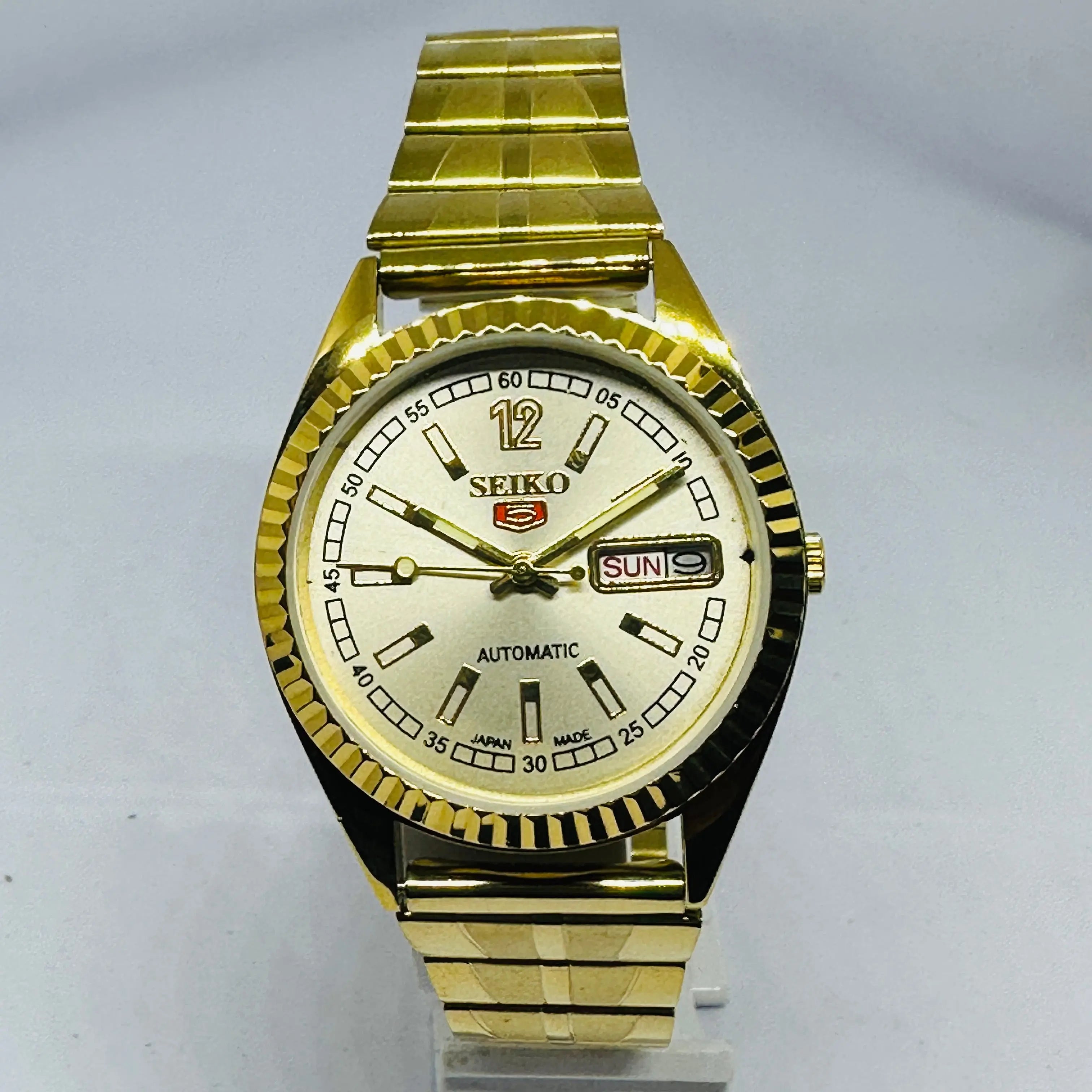 Seiko 5 Automatic Men’s Watch – Vintage Japan Model | Restored & Ready to Wear National Watches