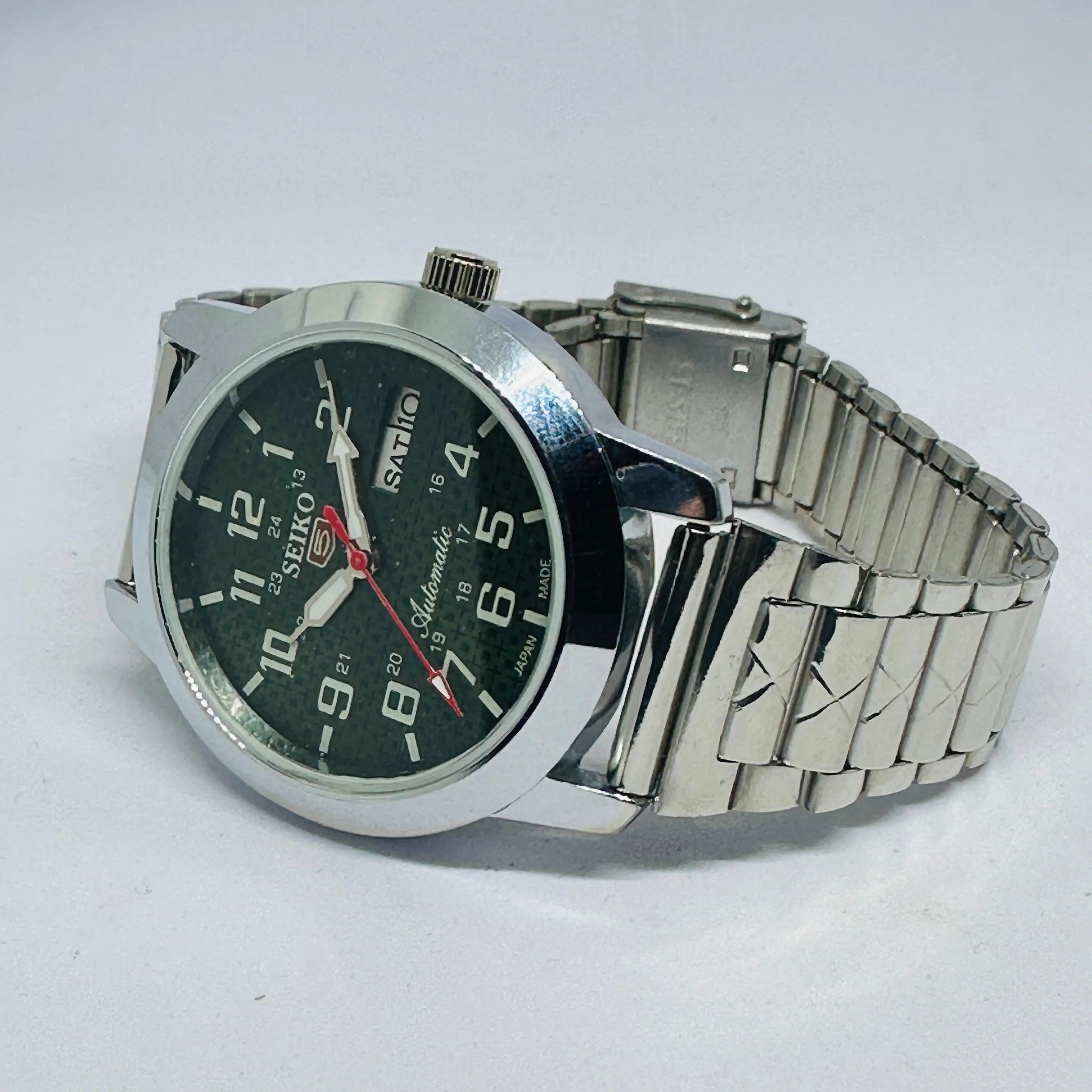 Seiko 5 Automatic Men’s Watch – Vintage Japan Model | Restored & Ready to Wear National Watches
