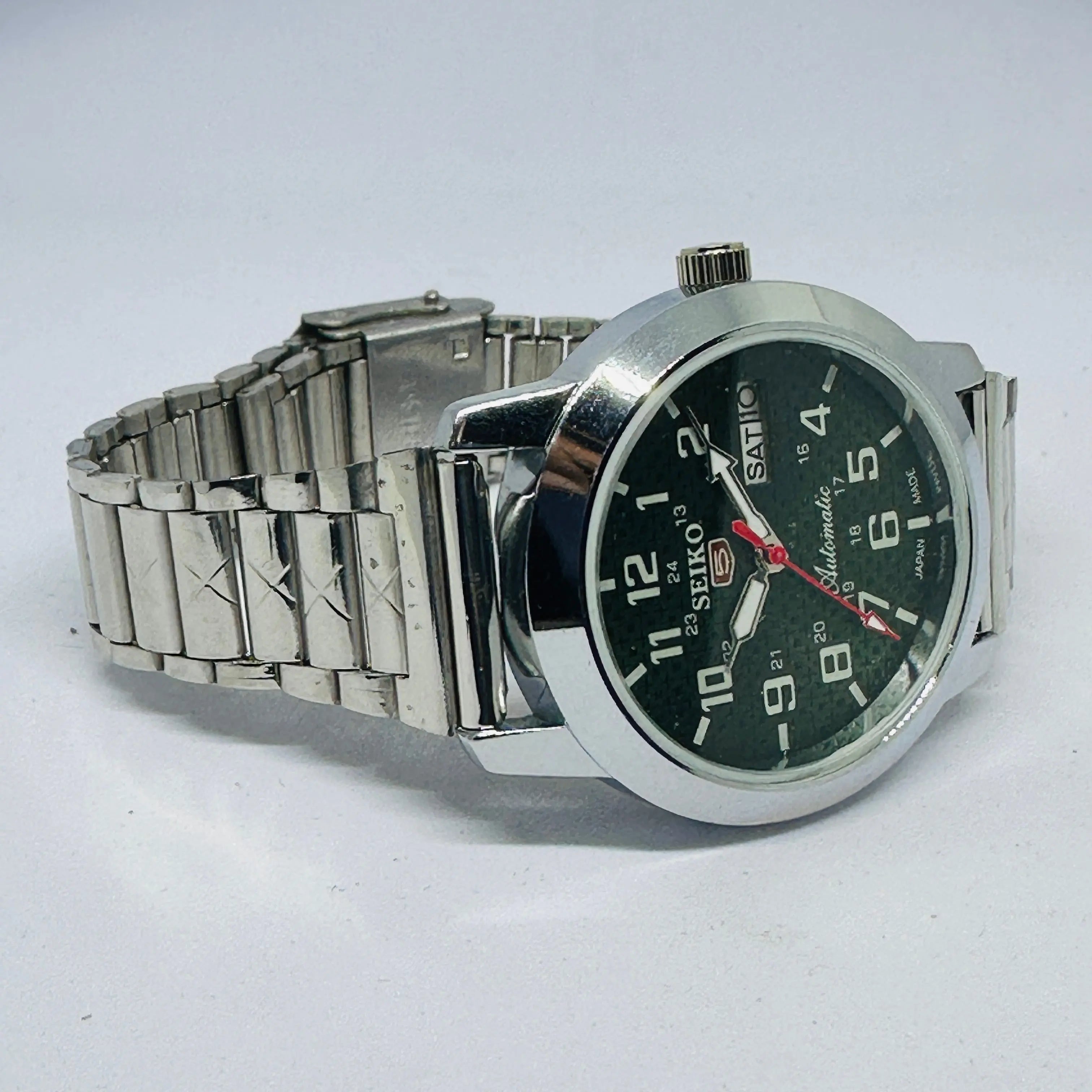 Seiko 5 Automatic Men’s Watch – Vintage Japan Model | Restored & Ready to Wear National Watches