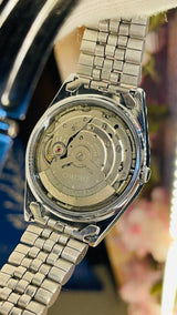 Seiko 5 Japan Automatic 17 Jewels – Blue Arabic Dial Men’s Vintage Watch