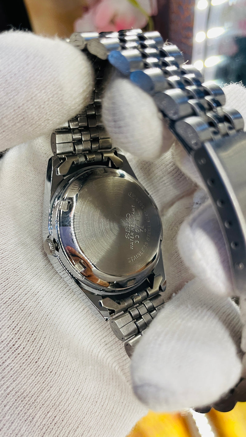 Seiko 5 Automatic Green Dial Refurbished Vintage Japan 17 Jewels Watch