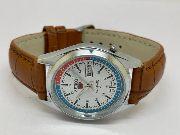 Seiko 5 Black Dial Automatic Vintage Watch