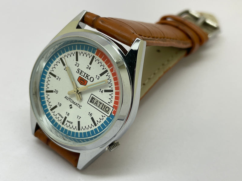 Seiko 5 Black Dial Automatic Vintage Watch