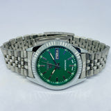 Seiko 5 Automatic Green Dial – Refurbished Vintage Japan 17 Jewels Watch