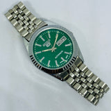 Seiko 5 Automatic Green Dial – Refurbished Vintage Japan 17 Jewels Watch