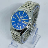 Seiko 5 Sports Automatic Blue Dial – Refurbished Japan Vintage 21 Jewels