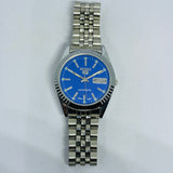 Seiko 5 Sports Automatic Blue Dial – Refurbished Japan Vintage 21 Jewels