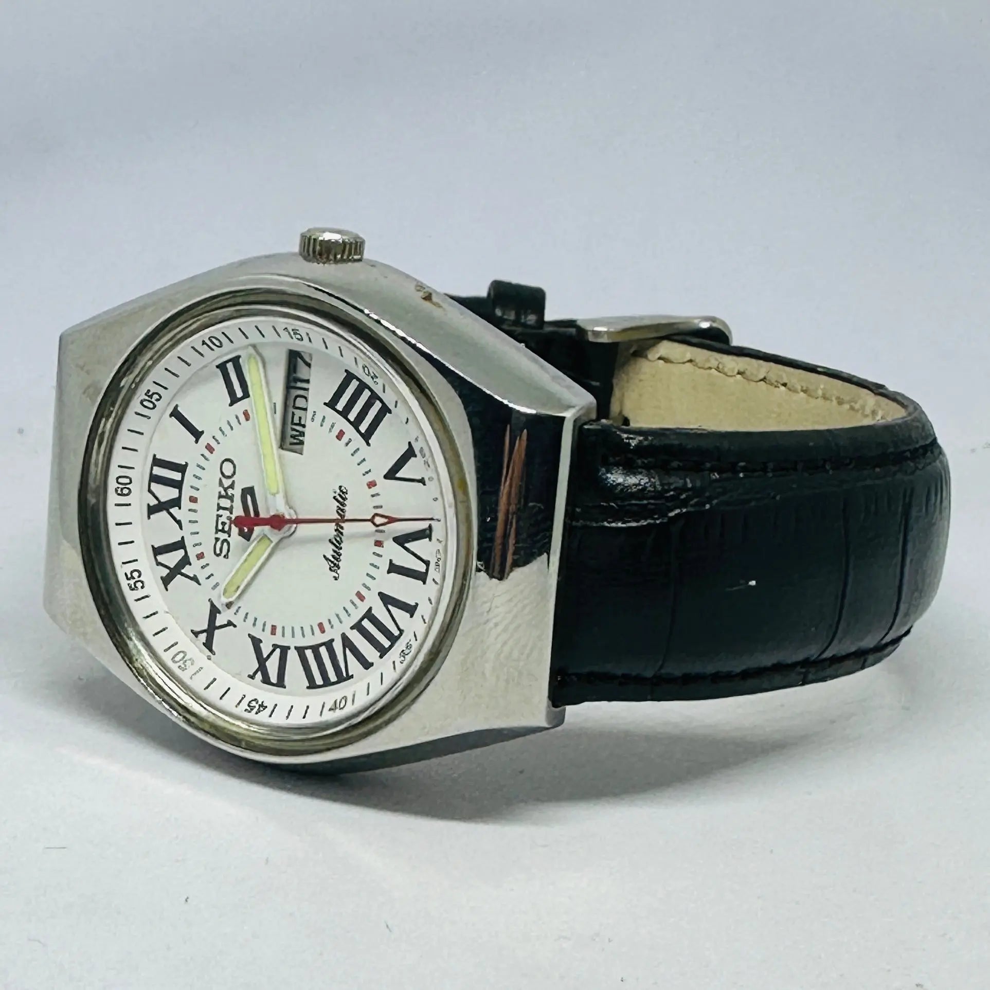Authentic Seiko 5 Japan Made | Restored Automatic Movement | Retro Collectible National Watches