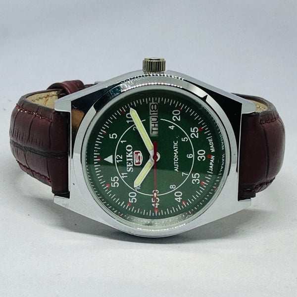 Seiko 5 Mechanical Watch | Original Japan Movement | Classic Refurbished Style