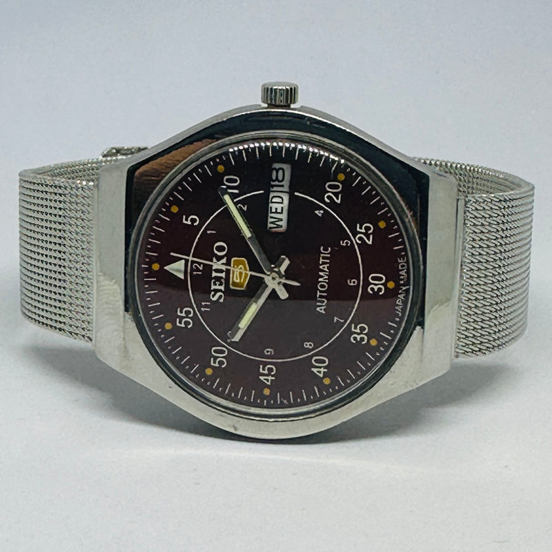 Vintage Seiko 5 SNK803 – Refurbished Military Green