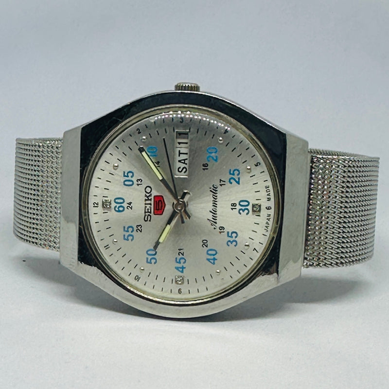 Seiko 5 Vintage Diver Bezel – Refurbished Automatic