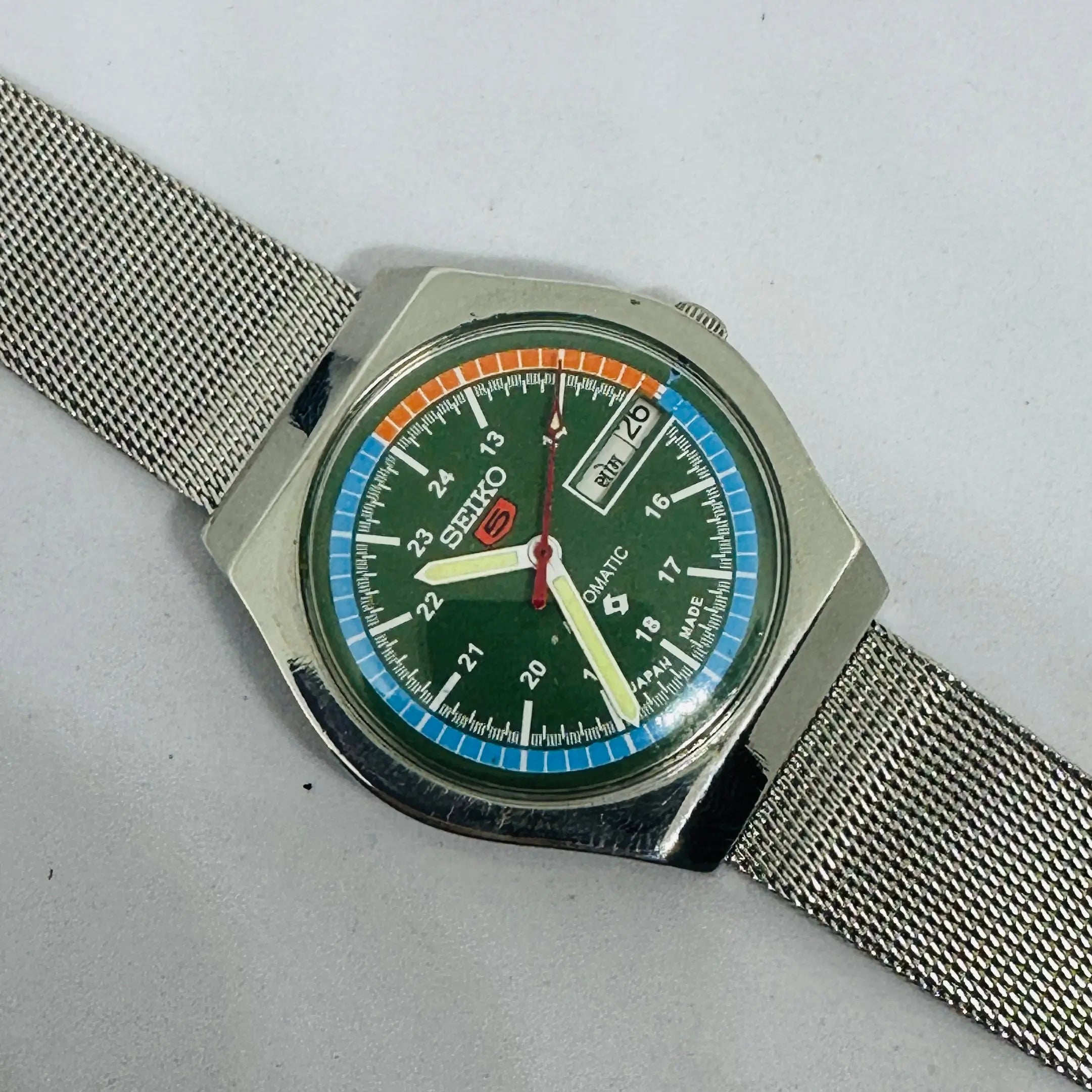 Seiko 5 Vintage Pilot Dial – Revived Original Piece National Watches