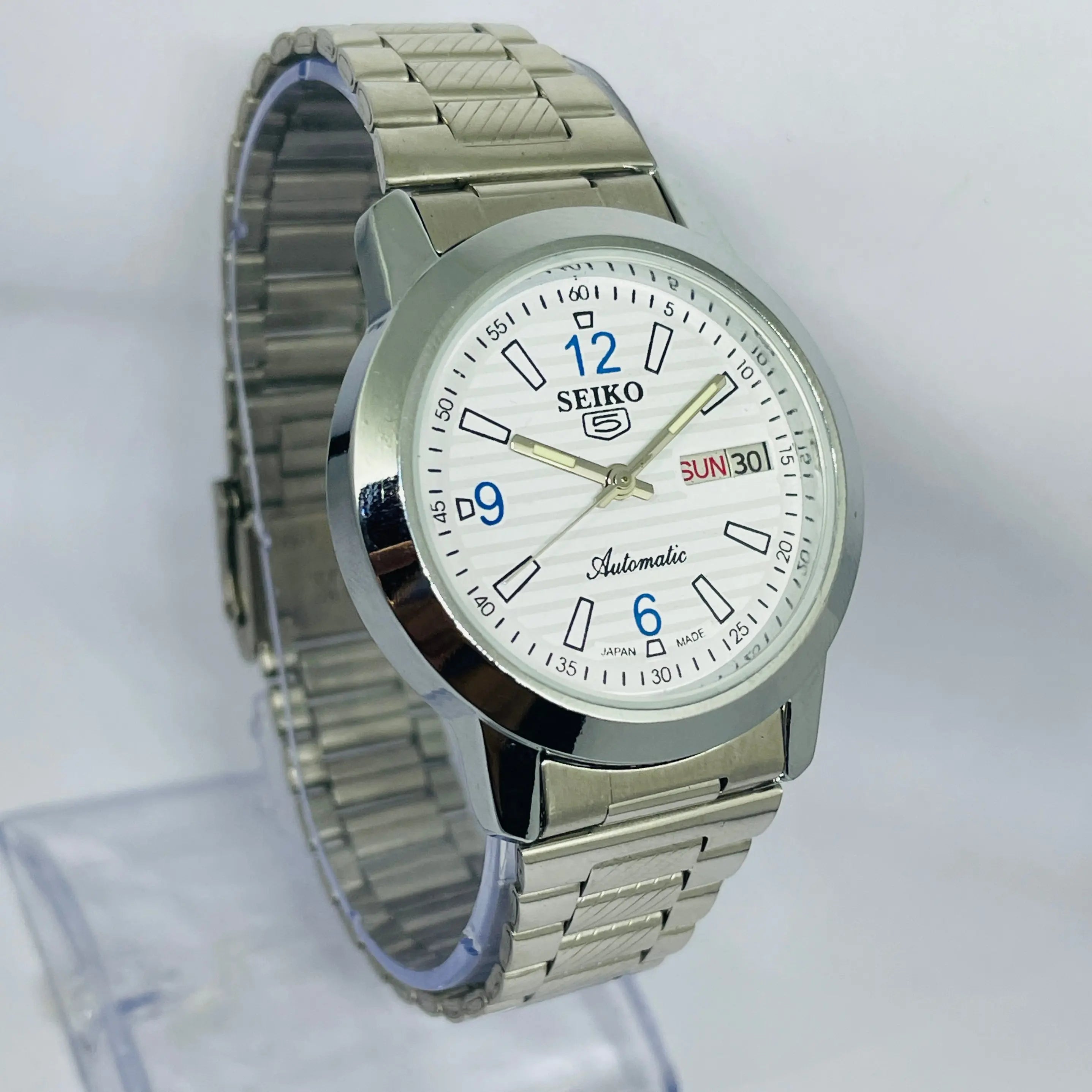 Seiko 5 Automatic Refurbished Watch – 17 Jewels Japan Original Movement National Watches