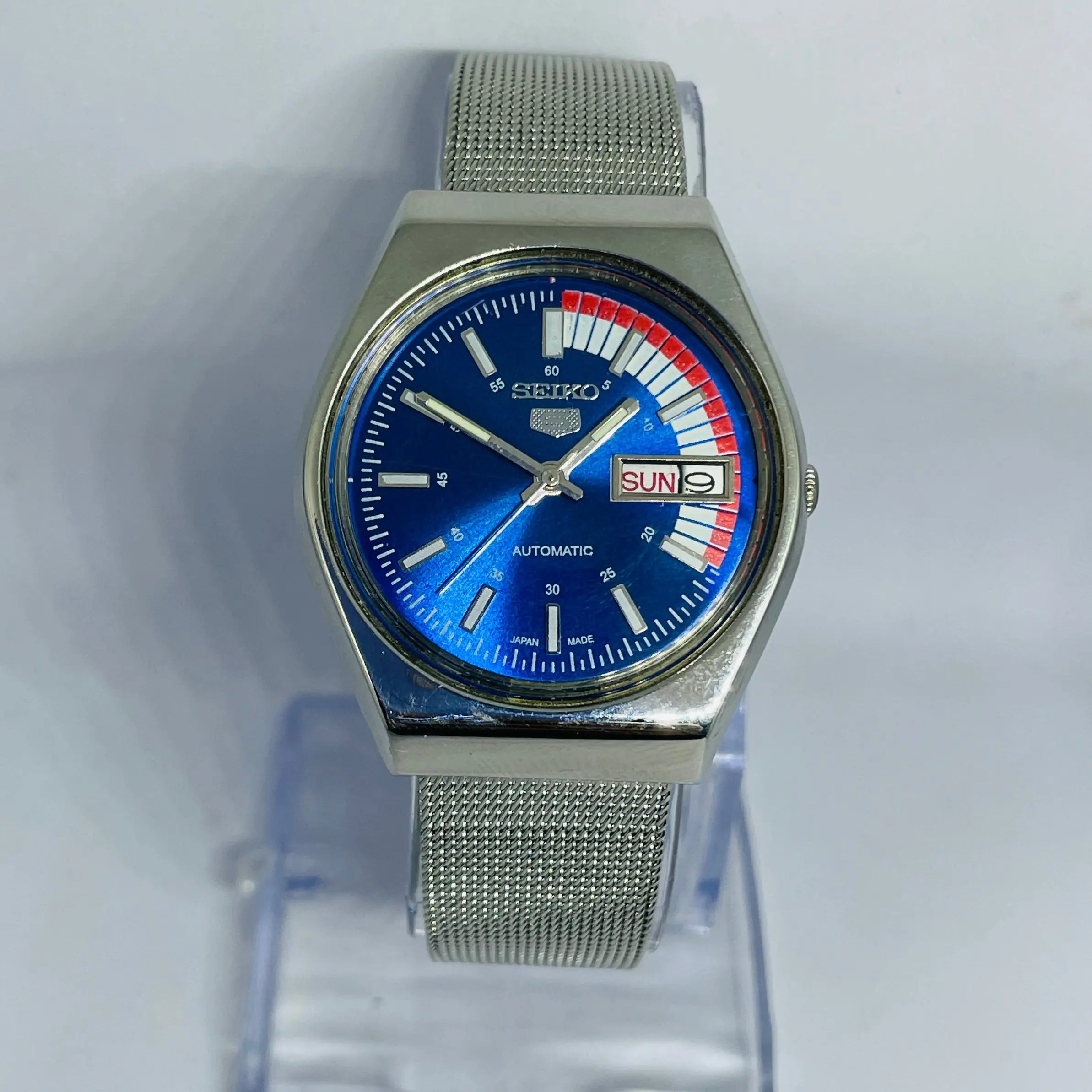 Seiko 5 Automatic mechanical Refurbished with original movement 17 Jewels Heritage Edition watch National Watches