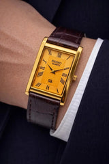 Seiko S23 Office Wear Watch – Elegant Rectangular Dress Watch Men National Watches