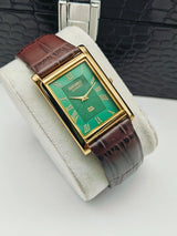 Seiko Classic Tank Style Watch – Elegant Rectangular Dress Watch Men National Watches