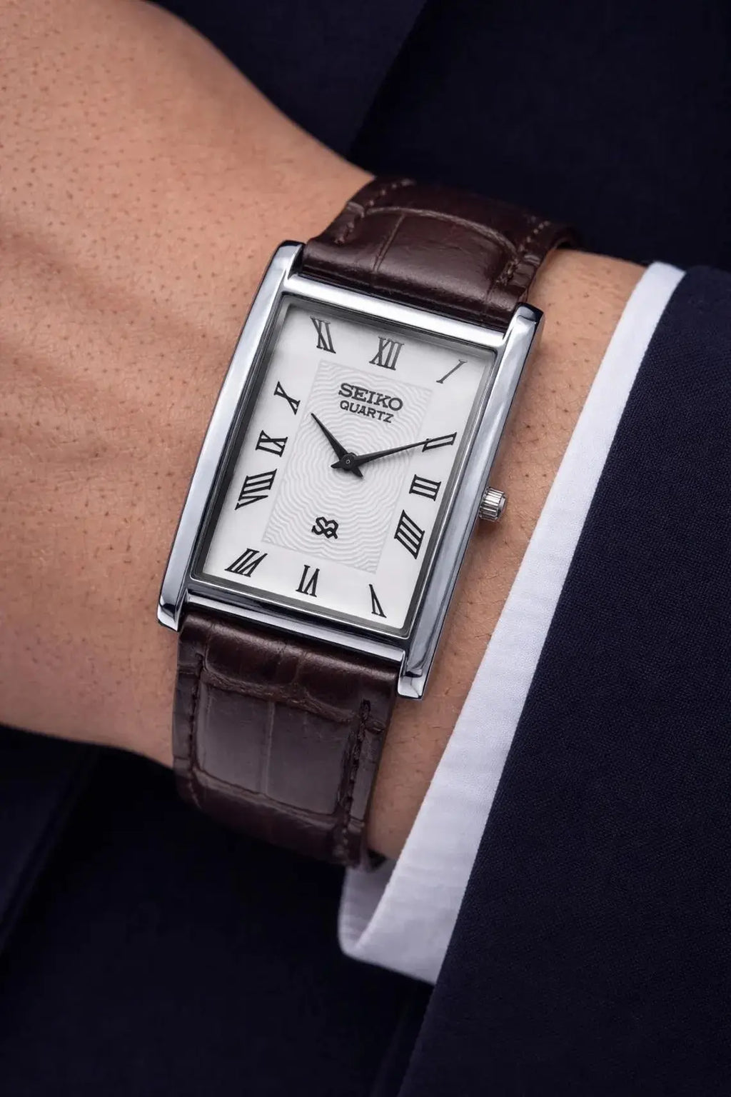 Seiko S23 Office Wear Watch Elegant Rectangular Dress Watch Men - National Watches Seiko S23 Office Wear Watch Elegant Rectangular Dress Watch Men - National Watches