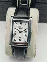 Seiko Vintage Roman Dial Watch – Slim Rectangular Dress Watch National Watches
