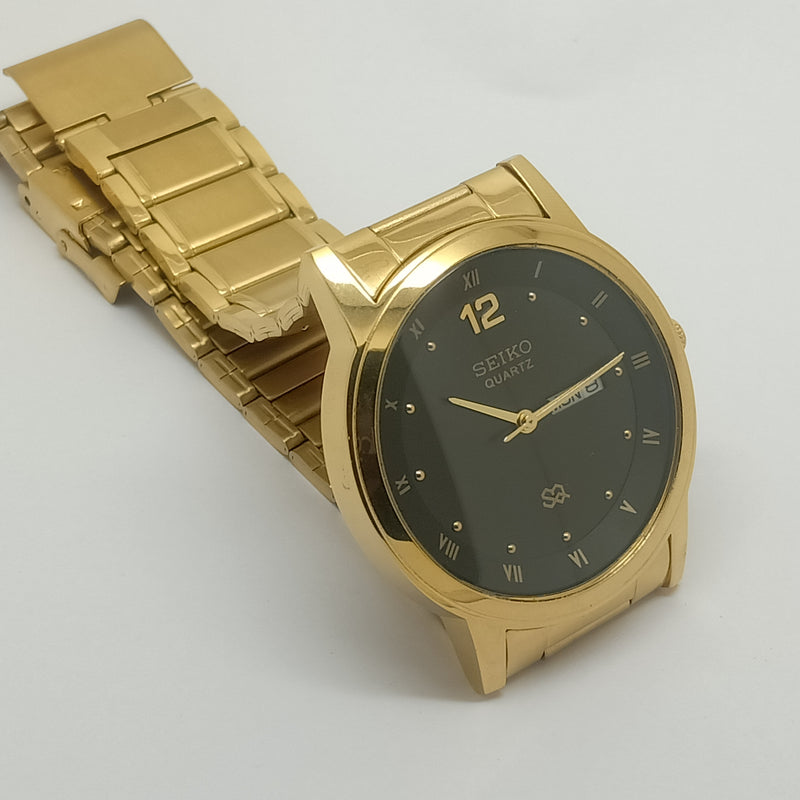 Seiko 5 Black Dial quartz Watch