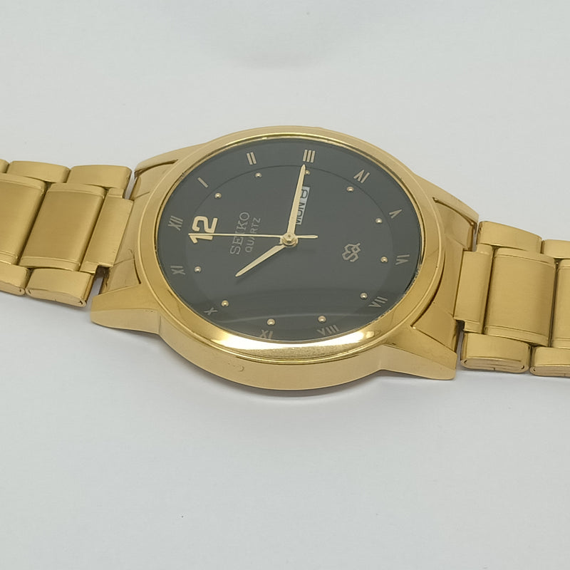 Seiko 5 Black Dial quartz Watch