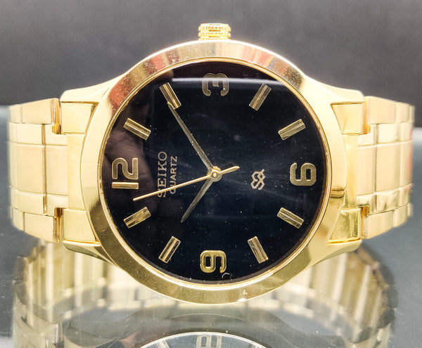 Seiko 5 Black Dial quartz Watch