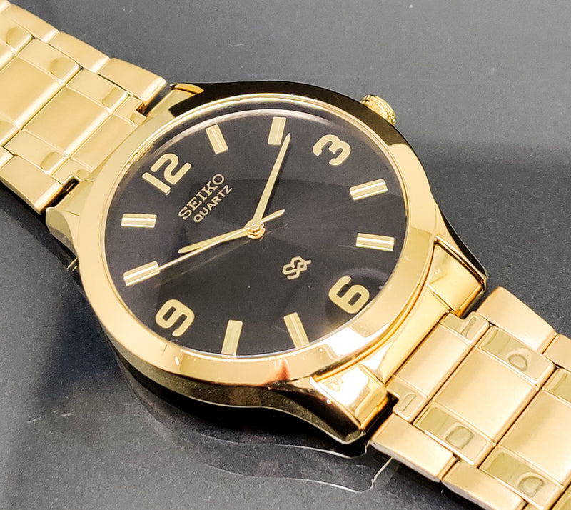 Seiko 5 Black Dial quartz Watch