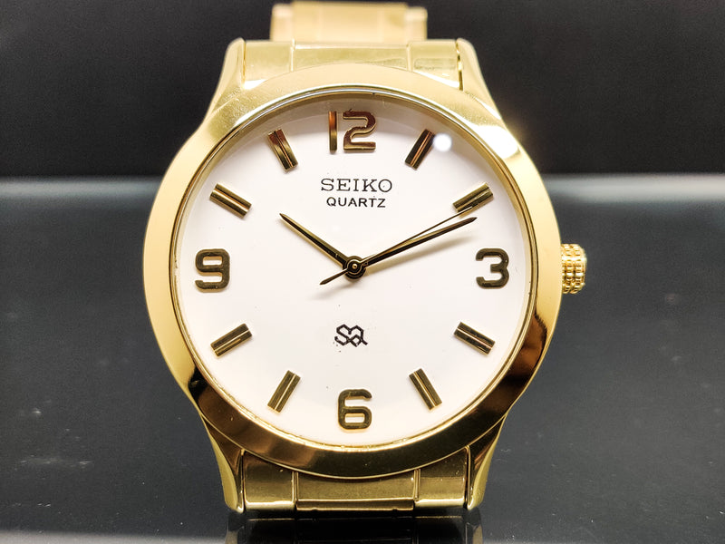 Seiko 5 Black Dial quartz Watch
