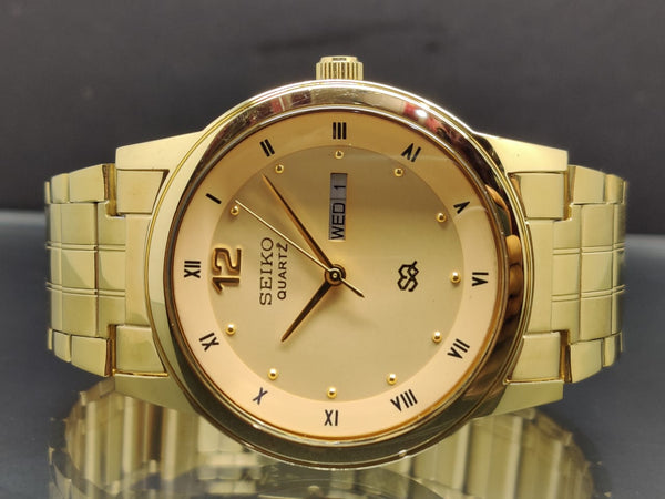 Seiko 5 Black Dial quartz Watch