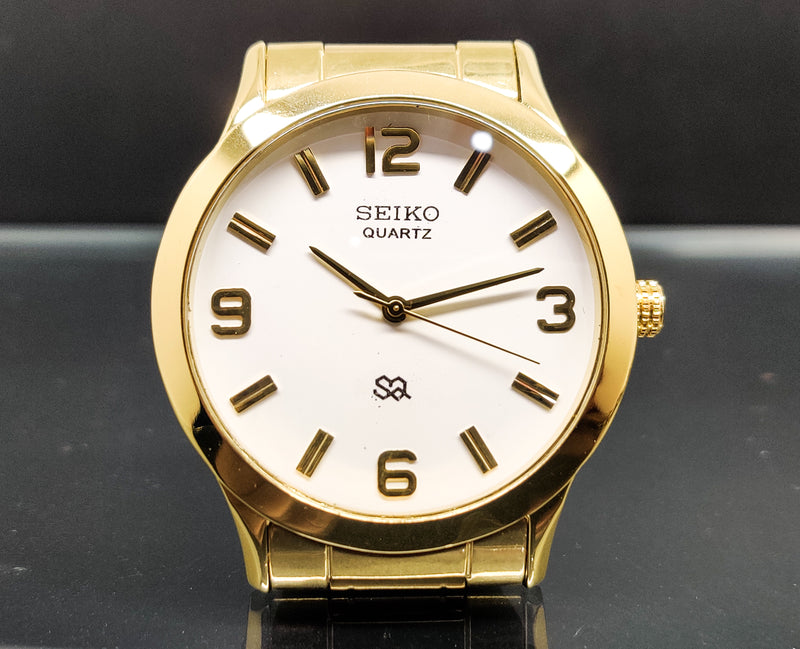 Seiko 5 Black Dial quartz Watch