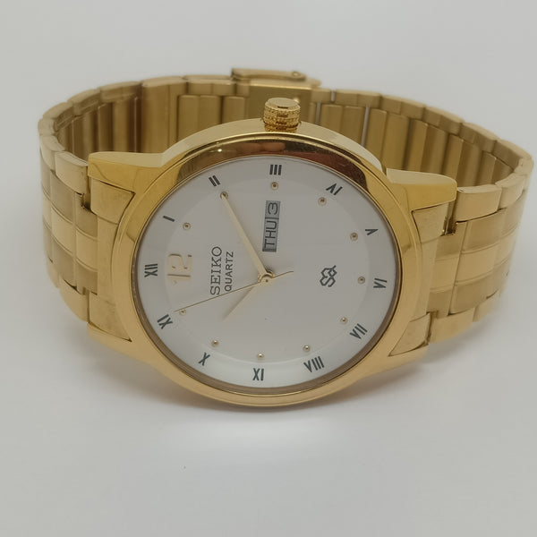 Seiko 5 Black Dial quartz Watch