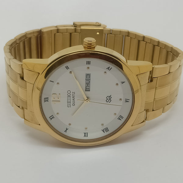 Seiko 5 Black Dial quartz Watch